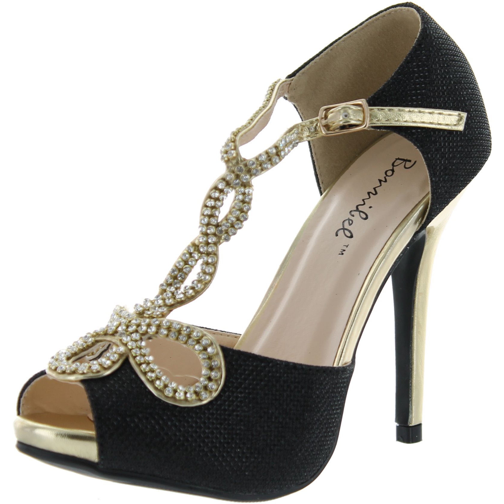 Bonnibel Bonnibel Womens Tiara2 Stiletto Heel Glitter