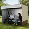 thumbnail image 4 of BotaniNest Protective Outdoor Swing Cover For Patio Swing – Shield To Guard Against Rain Wind And Sunlight While Extending Swing Life, 4 of 6