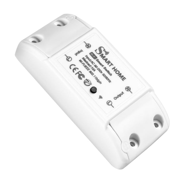 Injueey Interruptor de luz inteligente WiFi DIY, temporizador de interruptor Universal, aplicación Smart Life, Control remoto inalámbrico, funciona con Electrónica