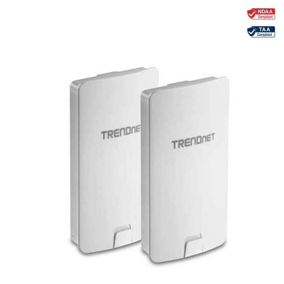 TRENDnet  TEW-840APBO2K 14 dBi WiFi AC867 Outdoor PoE Preconfigured Point-to-Point Bridge Kit