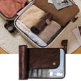 thumbnail image 1 of Set de neceser de viaje | Organizador de almacenamiento enrollable a prueba de agua | Accesorios del kit de afeitado | Compacto que ahorra espacio | Bolsa de viaje unisex | 1 bolsa de almacenamiento, 1 of 8
