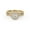 Yellow Gold, variant on Infinity Halo Solitaire Bridal Set Ring for Women, 1.10 Carat (ctw) Round Cut Lab Grown Diamond Engagement Wedding Ring In 14K White Gold Over Sterling Silver F-G-H, SI Quality Ring Size-4