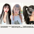thumbnail image 1 of mmirethe Extension de Cheveux à Clipser pour Femmes, Cheveux Lisses, Fibre Haute Température, Perruque pour Fête, Bar 2c/bouclé, 1 of 6