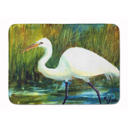 Bird - Egret Machine Washable Memory Foam Mat