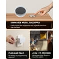 thumbnail image 6 of DEWENWILS 2 Pack Touch Dimmer Switch, Plug and Play Lamp Touch Control Pad, Touch Lamp Switch, Dimmable LED/CFL Lights, and Incandescent Bulbs, 7.5FT Extension Cord, ETL Listed, White, 6 of 7