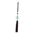 thumbnail image 4 of Keychain Tassel, Exquisite Luster Tassel Pendant Round Porcelain  For Car ANGGREK Tipo 1, 4 of 8
