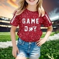 thumbnail image 2 of MAIHAN Girl Shirts Graphic Tee Tops Round Neck Tee Summer Clothes for Girls Classic Basic T Shirt, 2 of 4