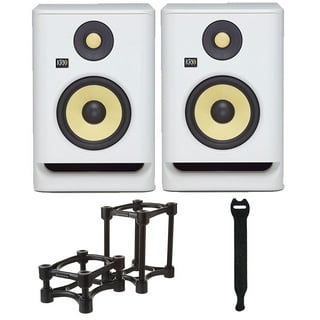 Sound Addicted - Studio Monitor Isolation Pads for 5 Inch  Monitors, Pair of Two High Density Acoustic Foam which Fits most Speaker  Stands