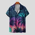 thumbnail image 5 of WAENQINLA Mens Hawaiian Shirts Big and Tall Tropical Print Beach Shirts Aloha Top Loose Fit Cuban Collared Short Sleeve Shirts Casual Button Down Shirts Mens Bowling Shirts, 5 of 5