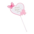 thumbnail image 2 of Clearance Sale under $5 Mother's Day Cake Toppers - 12 Pcs Flower Heart Cake Decoration Picks, Food-Safe Paper Material, Perfect for Mom's Birthday, Mother's Day Celebrations, 2 of 9