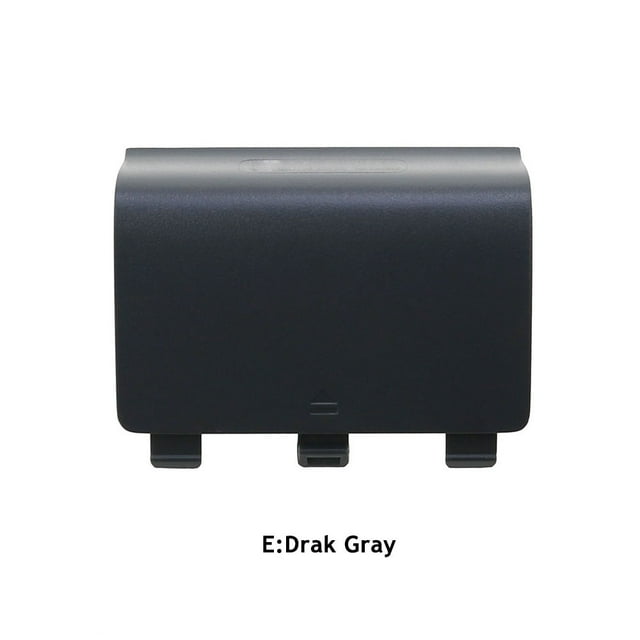 Replacement Original New Battery Cover For Xbox One Controller Housing Door Shell Lid Back Case With logo E drak gray