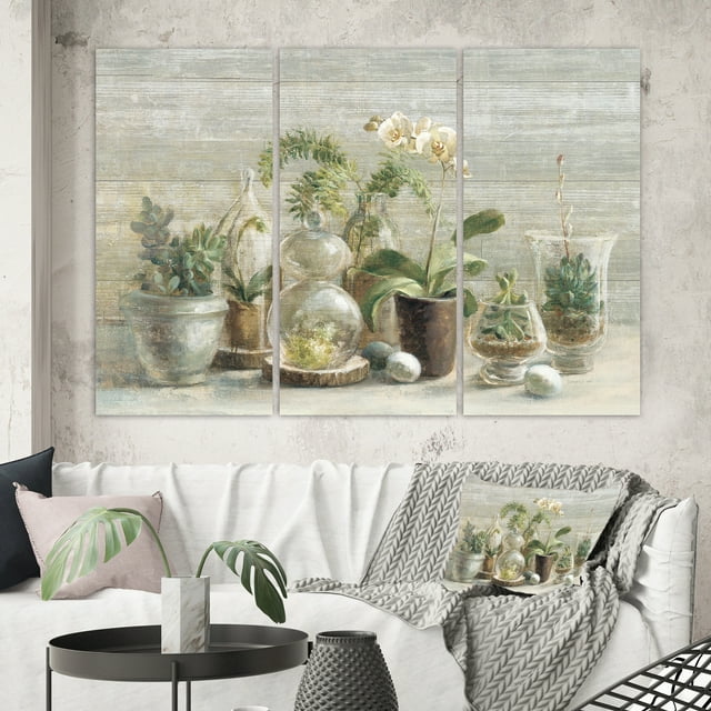 Designart - Composition d'Orchidées - Oeuvre Traditionnelle sur Toile