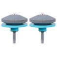 thumbnail image 1 of MasteelfCA 2 Pcs Tête de Broyage pour Tondeuse à Gazon Tête de Broyage Professionnelle pour Roue de Broyage, 1 of 7