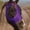 Purple, variant on Professional's Choice  Comfort Fit Fly Mask Pacificblue HORSE
