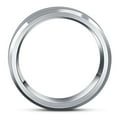 thumbnail image 3 of Pompeii3 Men's Brushed Tungsten 7mm Beveled Comfort Fit Ring Wedding Band, 3 of 3