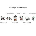 thumbnail image 7 of Wrapables Waterproof Vinyl Stickers for Water Bottles, Laptop, Phones, Skateboards, Decals for Teens, 100pcs, Panda, 7 of 7