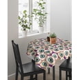 thumbnail image 2 of Halloween Tablecloth Horror Zomnie Eyeballs Table Cloth for Rectangle Tables 52x70 Inch Scary Eyes Table Covers Waterproof Washable Table Cloth for Halloween Party Supplies Decoration Dinner Party, 2 of 5