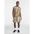 thumbnail image 2 of No Boundaries Solid and Printed Mesh Shorts, 5" Inseam, Men's XS-5XL, 2 of 5