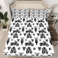 thumbnail image 2 of Homewish Dirt Bike Boy 4 Pieces Queen Sheet Sets,Car Theme Ultra Soft Flat Sheet,Extreme Sport Queen Fitted Sheet,Super Cozy Room Decor, 2 of 7