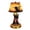B, variant on zhonghuaying 1 Pack Halloween Stained Glass Style Table Lamp Skeleton Shaped Base Patterned Dome Shade Indoor Seasonal Illuminated Setting Accessory C