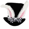 thumbnail image 2 of Disfraz de conejo blanco de Tigerdoe con sombrero de copa, nariz, cola y reloj, 2 of 8