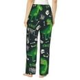 thumbnail image 3 of Kll Womens T Rex And Dinosaur Bone Print Pajama Pants Soft Pajama Bottoms For Women Cozy Lounge Pants, 3 of 9