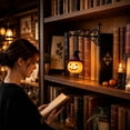 thumbnail image 3 of Gcvizuso Ghost Library Lantern, Halloween Decorative Bookshelf Lighting, Reading Book Shelf Lights, Antique LED Books Nook Lamp Ornament for Study Reading Corner Home Library, Gifts for Book Lovers, 3 of 8