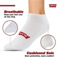 thumbnail image 3 of Levi's Mens Socks, Low Cut Socks for Men, Athletic Socks Low Cut, Size 8-12, 3 of 7