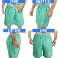 thumbnail image 4 of Shorts de baño Scotamalone para hombre, secado rápido, verde claro 18 cm, 4 of 6