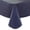 Dark Blue, variant on Waterproof Vinyl Rectangle Tablecloth with Flannel Backing, Reusable Wipeable Beige Plastic Table Cover, 60 x 102 Inch for Indoor Outdoor Use