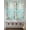 Teal Green Red, variant on Beige Coastal Bathroom Window Curtain, Summer Nautical Beach Coral Starfish Light Filtering Coffee Kitchen Curtains, Bedroom Living Room Curtains 2 Panel 84"x54"
