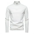 thumbnail image 2 of JTieacloth Mens Basic Tee Tops Men's Fashion Long Sleeved Casual And Comfortable T Shirt(White,S), 2 of 5