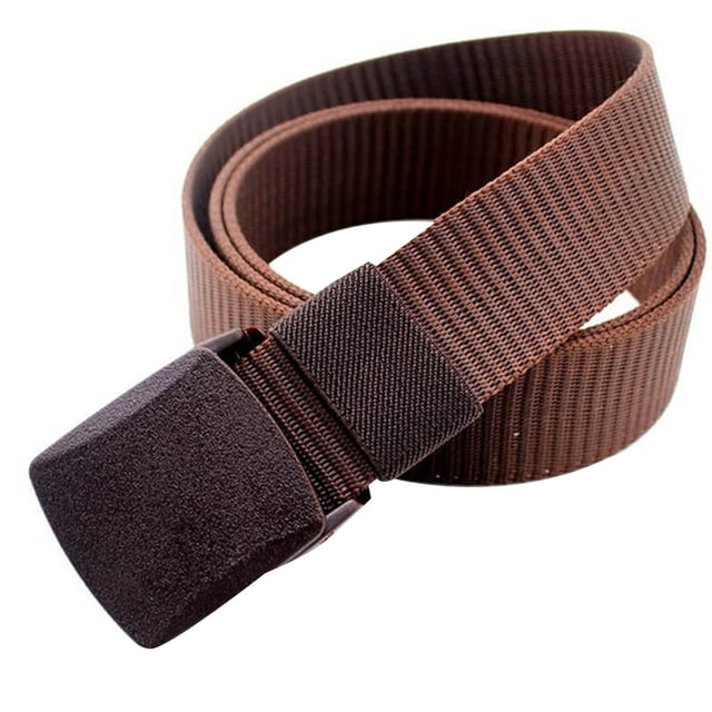 Secure Nylon Travel Belt for Men with Hidden Compartment and Non Metal Buckle Cashsafe Wallet Design