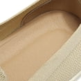 thumbnail image 6 of Mens Breathable Mesh Loafers Casual Slip On Shoes with Horsebit Trim - Lightweight Comfort Walking Shoes - Beige,Size 8.5, 6 of 9