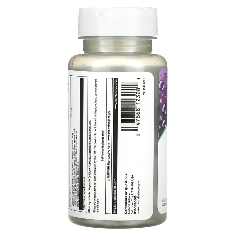 Natural Balance Ultra Colon Clenz - 60 Veg Capsules - Walmart.com