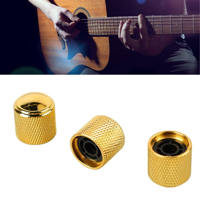 Perilla de volumen de guitarra perilla de control de volumen de guitarra Metal versátil de alta resistencia para bajo ANGGREK Otros