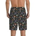 thumbnail image 3 of Kdxio Mushroom Print Mens Sleep Shorts Bottoms Soft Comfy Pajama Wear Pants with Drawstring Pockets, 3 of 7