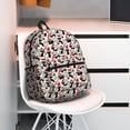 thumbnail image 4 of Lafuoo Christmas Cat Pattern Casual Backpack, Large Capacity Adjustable Shoulder Strap Computer Backpack, Unisex, Suitable for Campus, Business,Travel-One Size, 4 of 6
