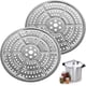 thumbnail image 1 of Paquete de 2 rejillas para enlatar para ollas a presión, soporte de bandeja de acero inoxidable para cocinar al vapor para enlatar en baño caliente, conserva productos compatibles con Presto,, 1 of 4