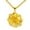 Gold, variant on AYYUFE Women Gold Plated Hollow out Flower Pendant Chain Necklace