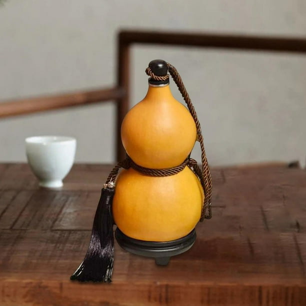Portable Gourd Hip with Base Gourd Bottle with Lid Crafts Craft