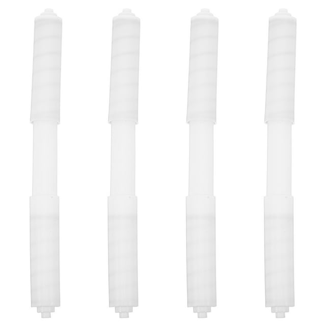 SHOWERORO Spring Loaded Paper Holder 4Pcs for Bathroom Tissue Dispenser with Flexible Adjustment and Enhanced Stability