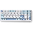 thumbnail image 1 of Teclado inalámbrico para juegos MCHOSE G98 PRO con tres modos azul y blanco, 1 of 9