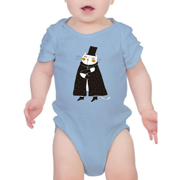 Funny Gentleman Kitten Bodysuit Infant -Image by Shutterstock, 18 Months