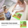 thumbnail image 3 of Teaching Felt Board for Toddlers Children Math Toy Vegetables Number Math Toy, 3 of 9