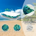 thumbnail image 3 of Outdoor Pillow Covers 18x18 Inch Set of 2 Blue Green Leaves Decor Waterproof Throw Pillow Covers Farmhouse Outdoor Waterproof Pillow Covers Decor for Patio Funiture Garden Sofa Couch 6B, 3 of 6