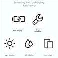 thumbnail image 3 of 2X Tuya Zigbee Smart Light and Rain Sensor 2-in-1 Function, Light and Rainwater Detection Smart Life App,2 x Solar rain sensor kit, 3 of 4