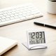 thumbnail image 4 of Billuyoard Desk Digital Display Alarms Clock Timer Operated Battery Bedroom Temperature Meter Room Living Clocks Type3, 4 of 6