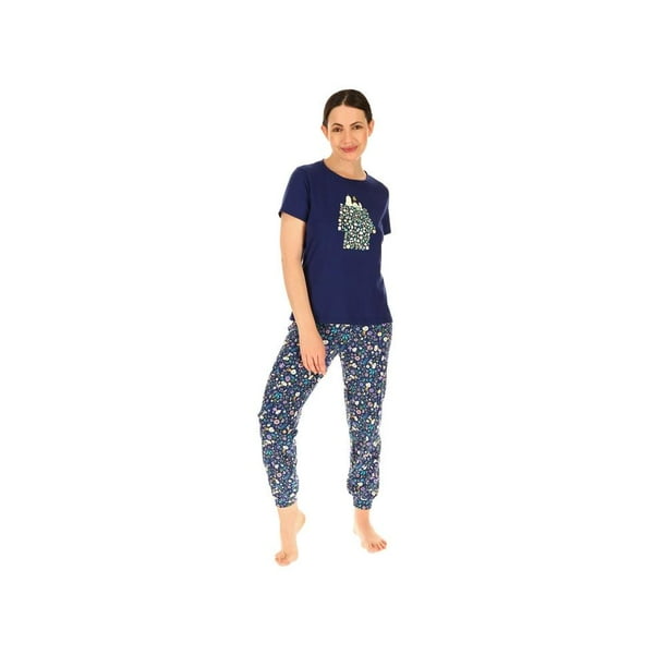 Set de Pijama Pantalón Peanuts Talla M Azul