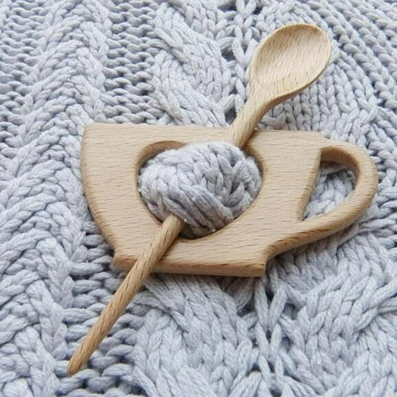 Wooden Shawl Pin Shawl Stick Sweater Clips Musician Brooch Sweater Stick Knitting